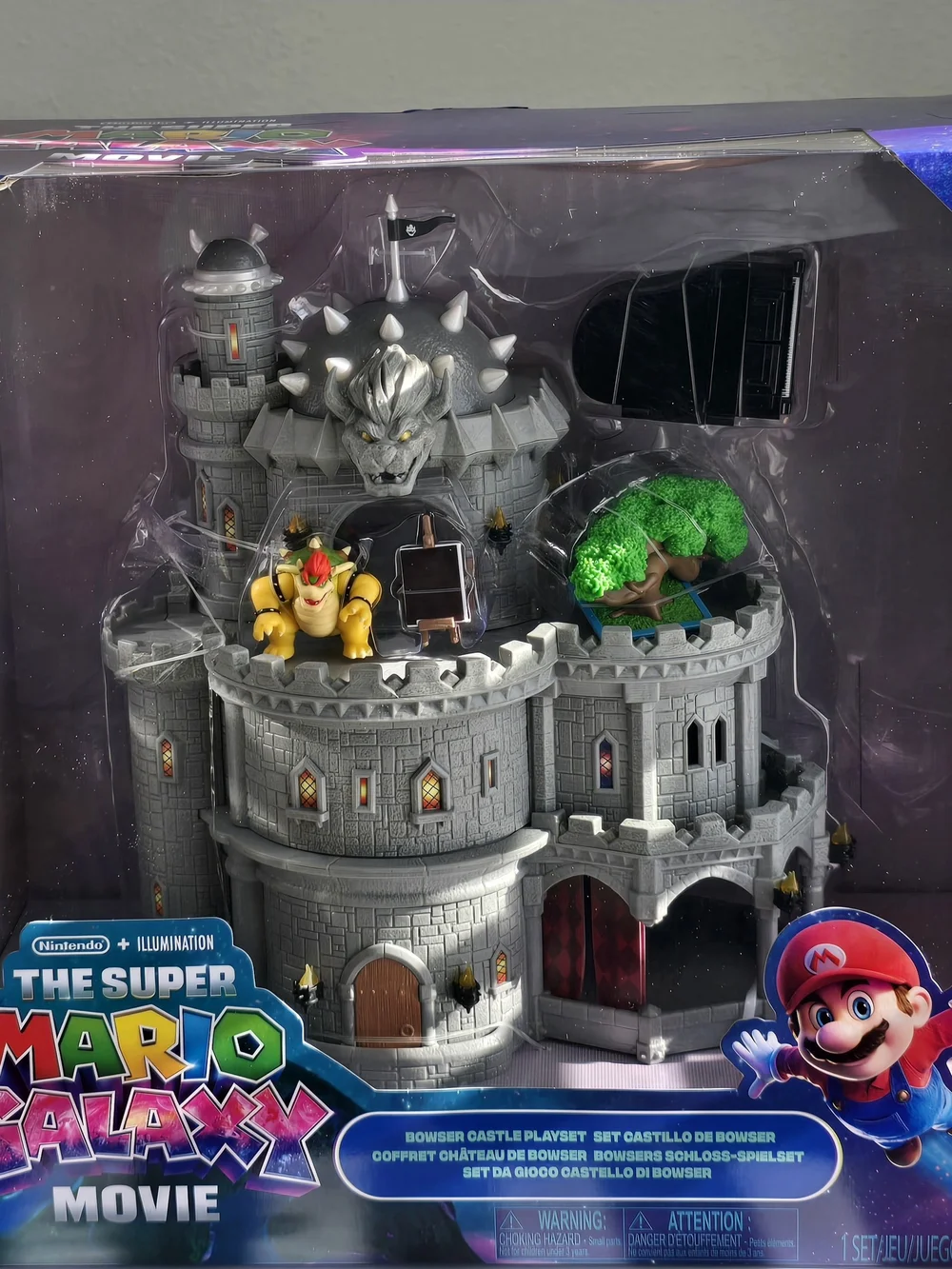 Nintendo The Super Mario Galaxy Movie Bowser Castle Playset